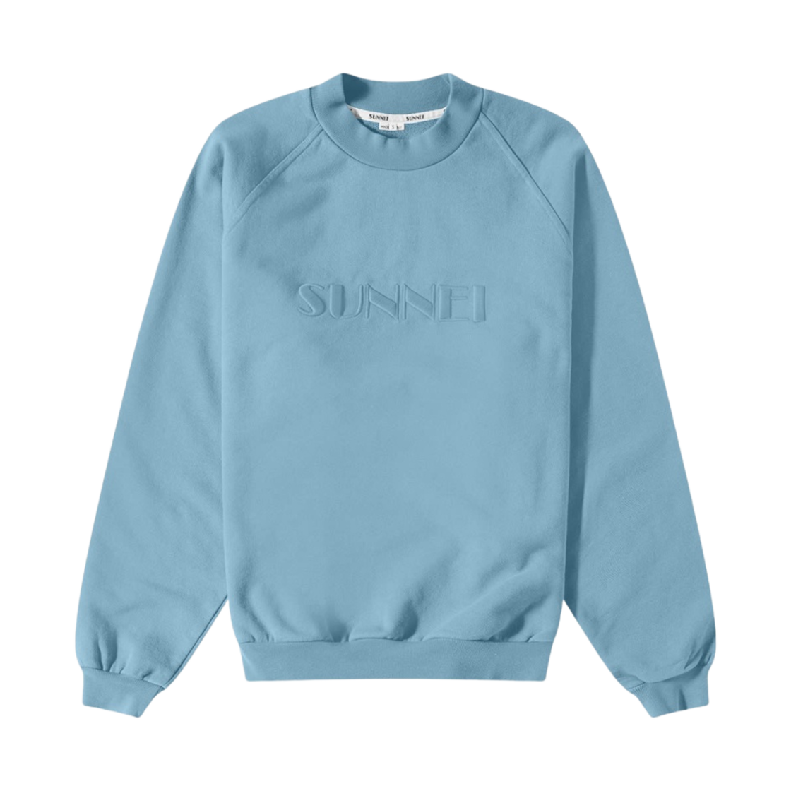 - Sunnei Logo Embroidery Sweatshirts Blue