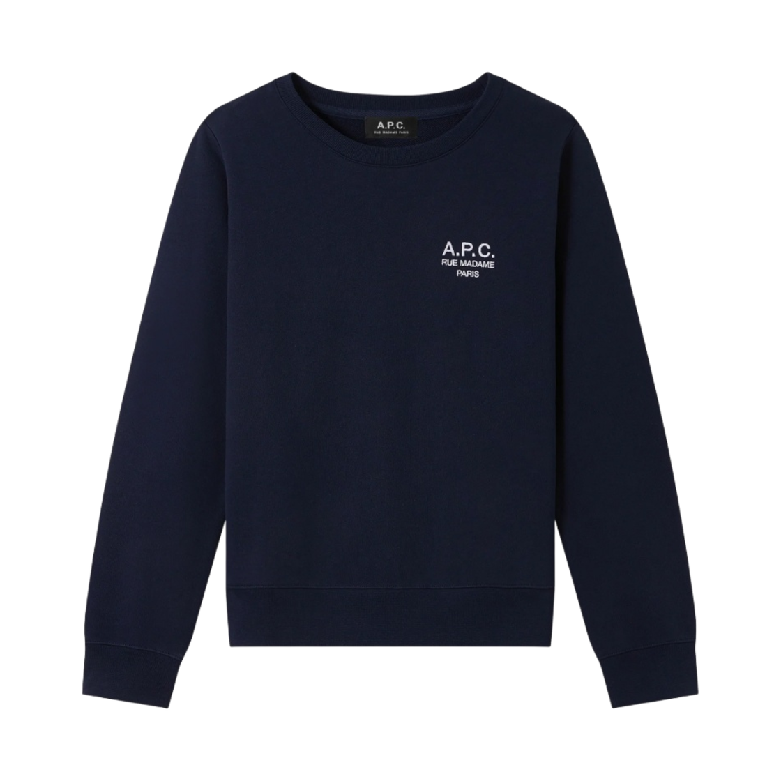 (W) 아페쎄 스카이 스웨트셔츠 네이비 블루((W) A.P.C. Skye Sweatshirt Navy Blue)