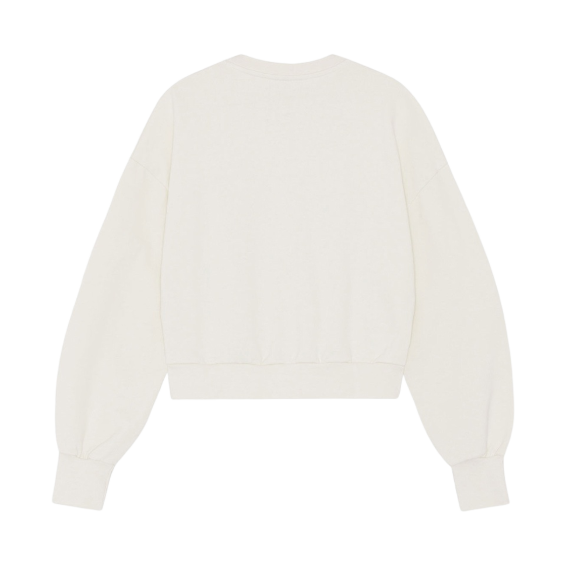 (W) 가니 화이트 버터플라이 스웨트셔츠 에그렛((W) Ganni White Butterfly Sweatshirt Egret) - 2