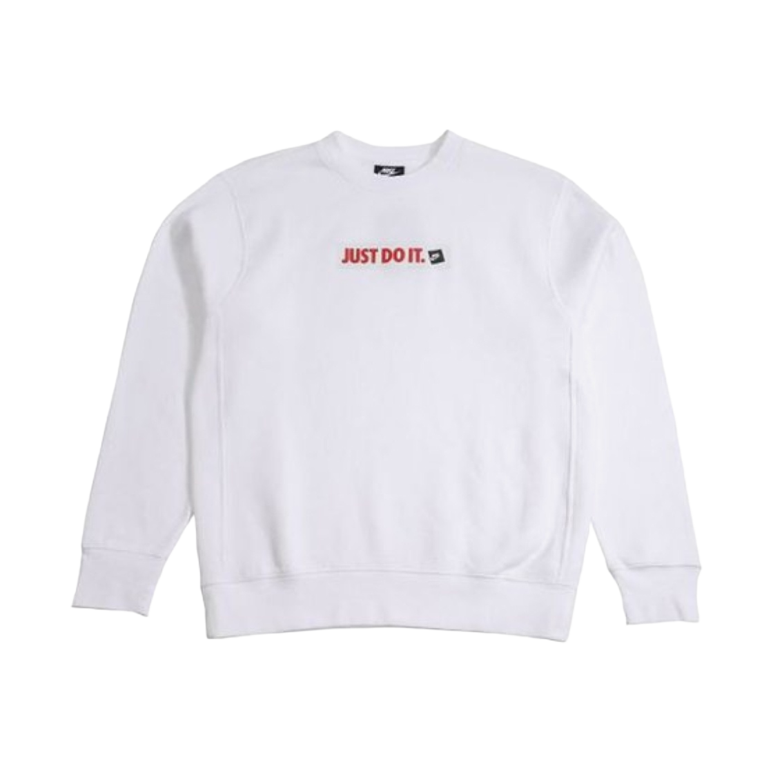 BV5089-100 Nike JDI Printing Fleece Crew Top White - US/EU