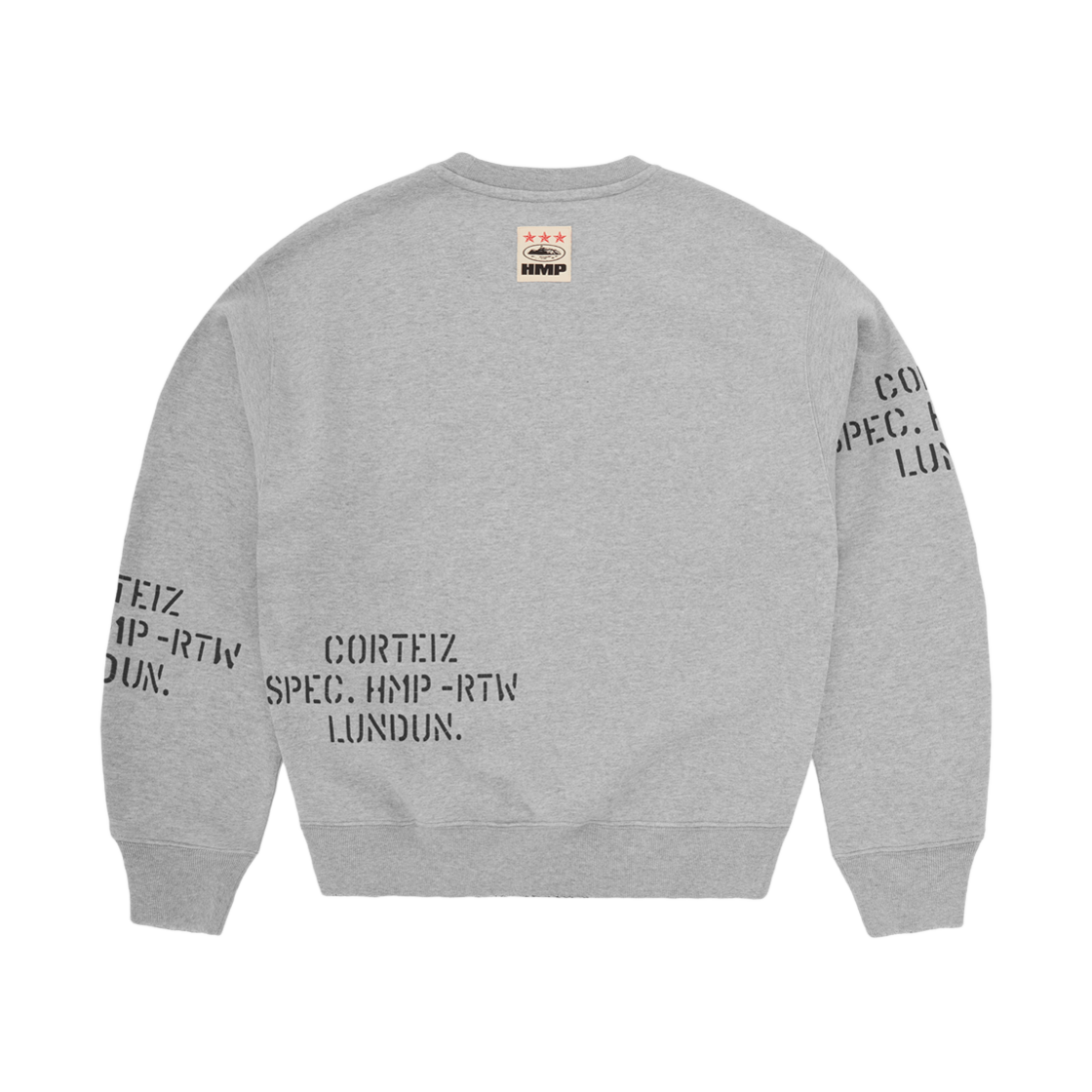 코르테이즈 HMP 스텐실 크루넥 라이트 헤더(Corteiz HMP Stencil Crewneck Light Heather) - 2