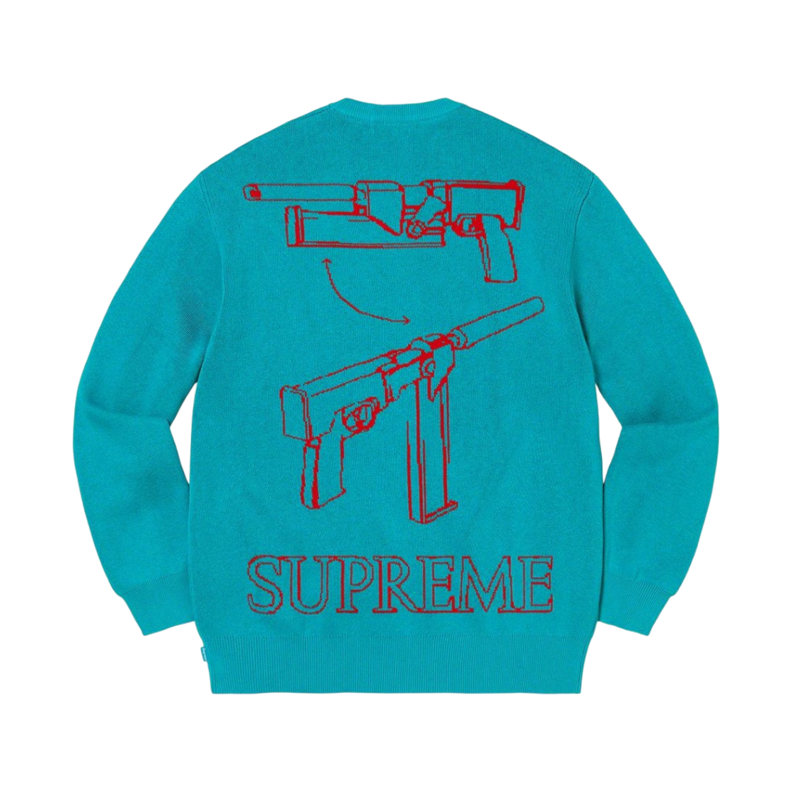 슈프림 x 이온 플럭스 스웨터 시안 - 22SS(Supreme x Aeon Flux Sweater Cyan - 22SS) - 2
