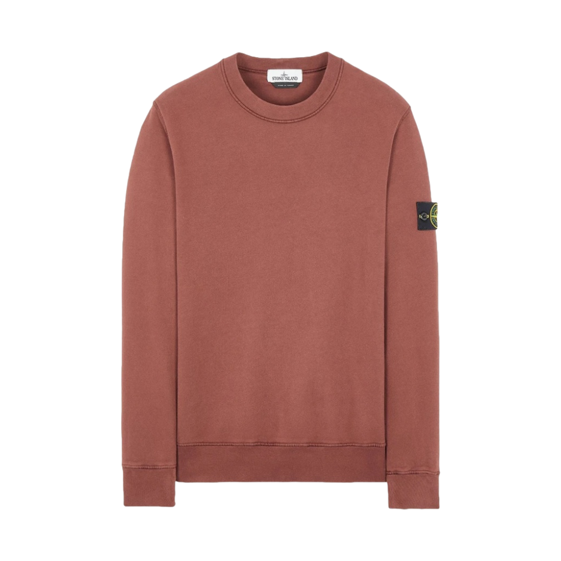 스톤 아일랜드 63020 크루넥 스웨트셔츠 마호가니 - 21FW