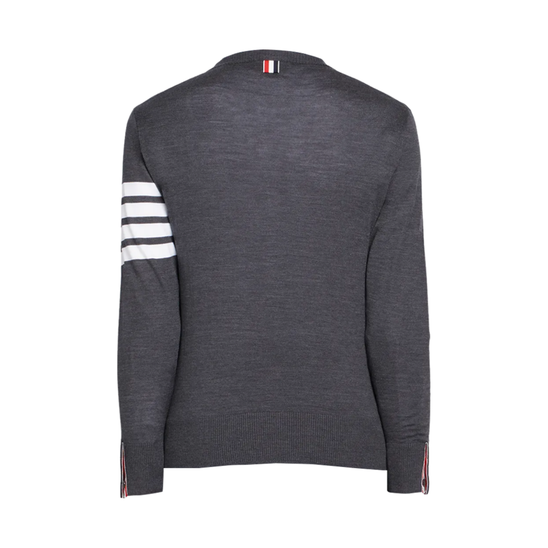 톰브라운 파인 메리노 울 사선 크루넥 풀오버 다크 그레이(Thom Browne Fine Merino Wool 4-Bar Crewneck Pullover Dark Grey) - 2