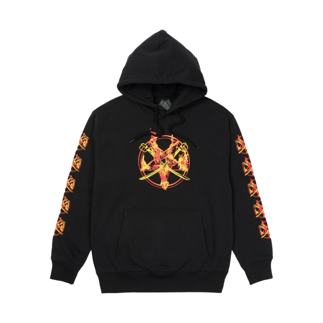 팔라스 플레임드 후드 블랙 - 21FW(Palace Flamed Hood Black - 21FW) - 2