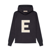 (Kids) Essentials Big E Knit Hoodie Iron - 22SS