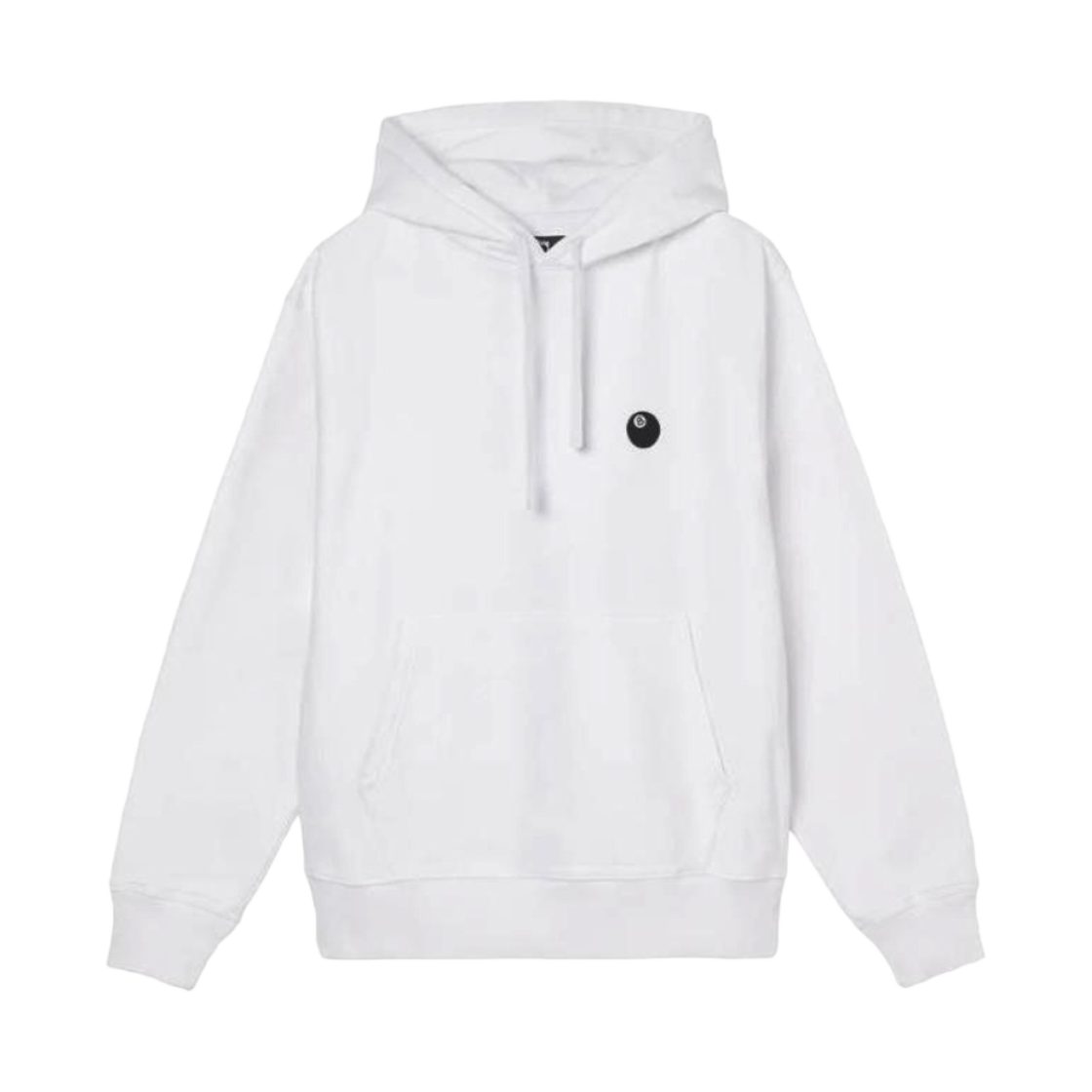 스투시 8볼 자수 후드 화이트(Stussy 8 Ball Embroidered Hoodie White) - 1