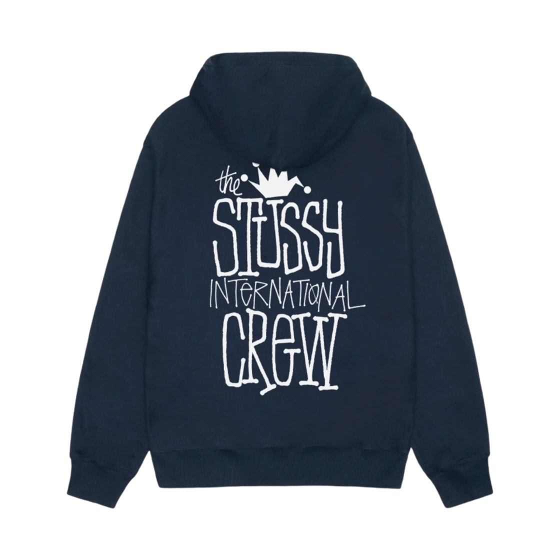 1925043 Stussy Crown International Hoodie Navy