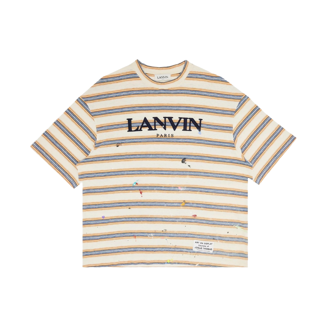 갤러리 디파트먼트 x 랑방 로고 프린티드 티셔츠 멀티컬러(Gallery Dept. x Lanvin Logo Printed T-Shirt Multicolor)