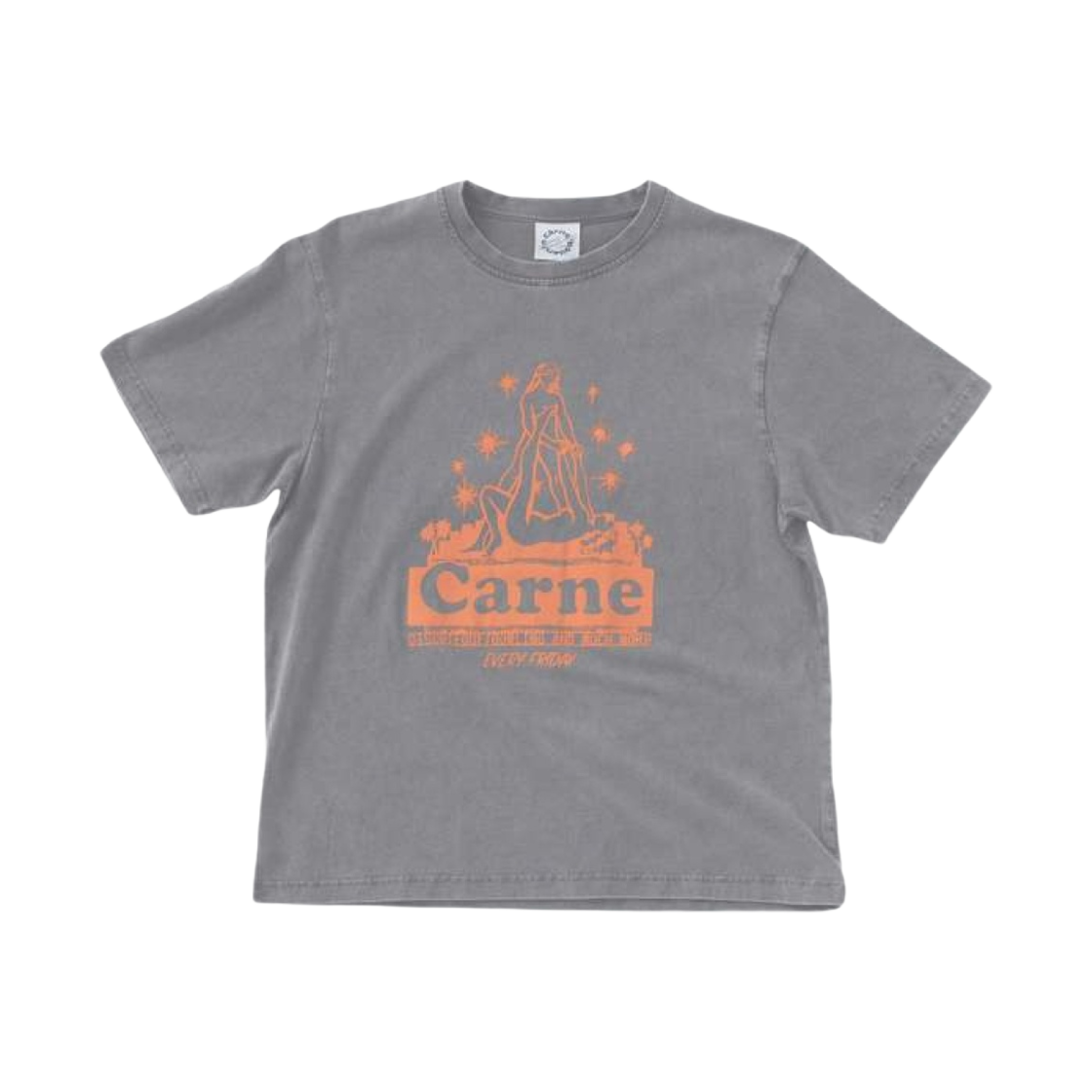까르네 볼렌테 롤러 코스터 티셔츠 워시드 블랙(Carne Bollente Roller Coaster T-Shirt Washed Black) - 1