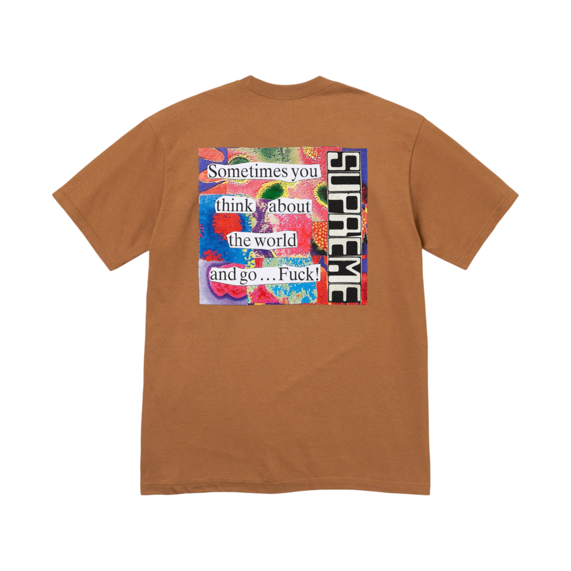슈프림 스태틱 티셔츠 라이트 브라운 - 23FW(Supreme Static T-Shirt Light Brown - 23FW) - 1