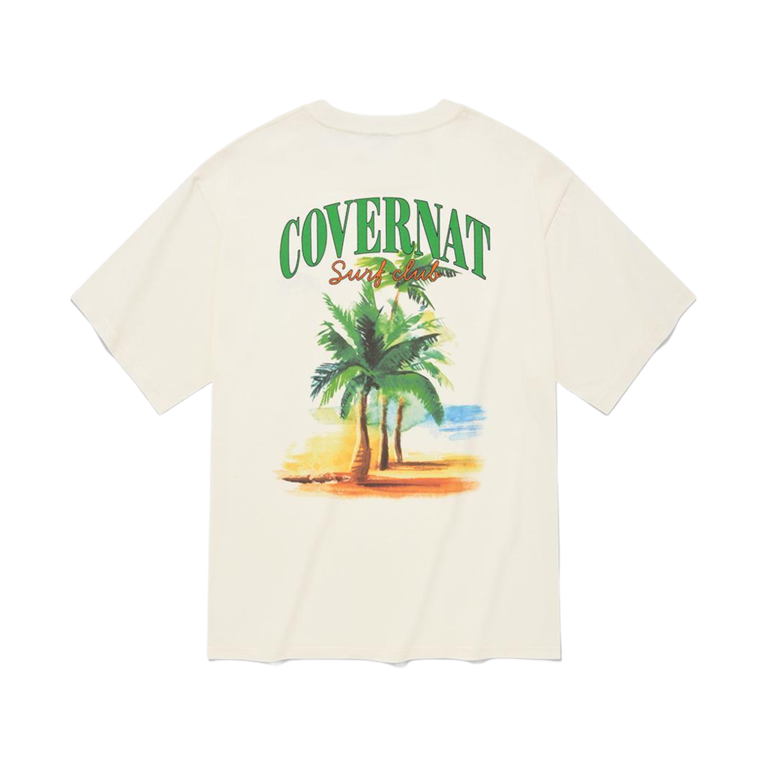 커버낫 아치 하와이안 티셔츠 에크루(Covernat Arch Hawaiian T-Shirts Ecru) - 2