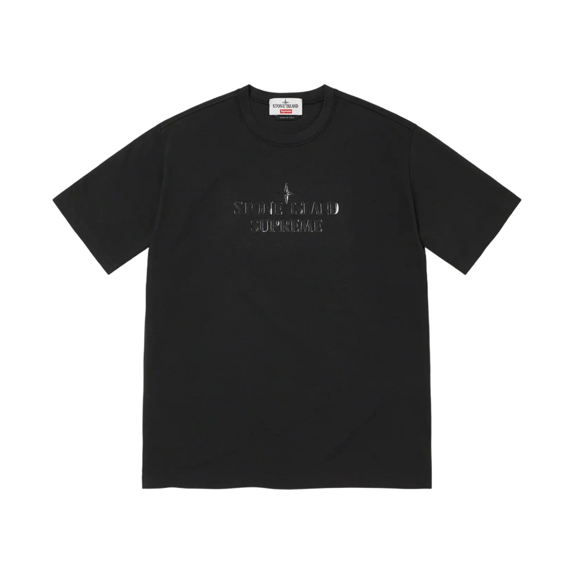 슈프림 x 스톤 아일랜드 숏슬리브 탑 블랙 - 22SS(Supreme x Stone Island S/S Top Black - 22SS)