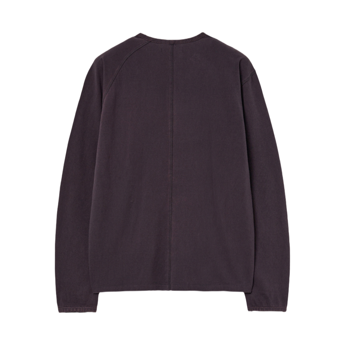 해칭룸 더블 헨리넥 티셔츠 블리치드 블루 차콜(Hatchingroom Double Henley Neck T-Shirt Bleached Blue Charcoal) - 2