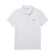 Lacoste Slim Fit Stretch Cotton Polo Shirt White