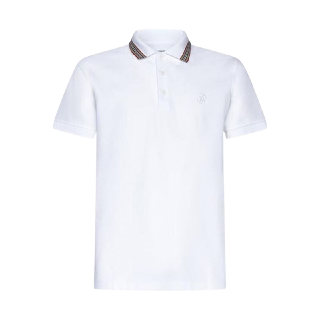8084018 Burberry Pierson Polo Shirt White