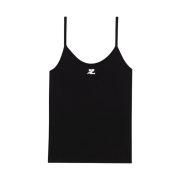 (W) Courreges Knitted Tank Top Reedition Black