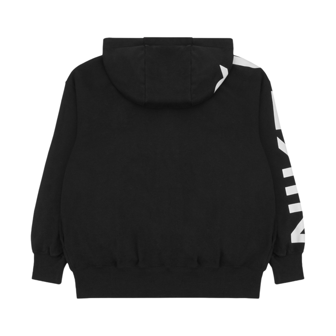(W) 나이키 플리스 오버사이즈 풀집 후드 블랙 - 아시아((W) Nike Fleece Oversized Full Zip Hoodie Black - Asia) - 2