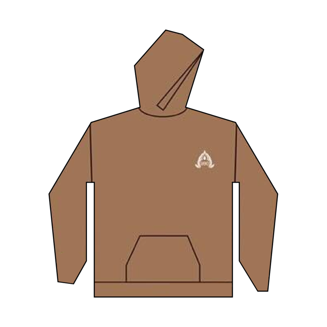 바나 990 후드 브라운(BANA 990 Hoodie Brown)