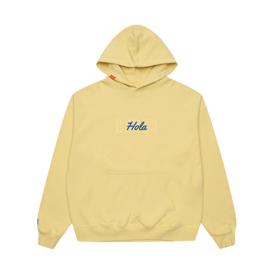 EBCAHDYE1 FC Barcelona Line Hoodie Lemon