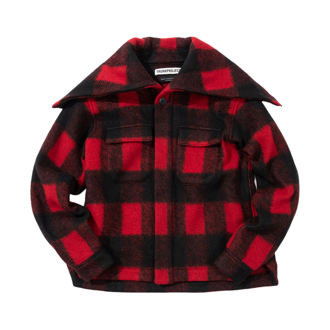 트렁크프로젝트 체크 후디 재킷 레드(TRUNKPROJECT Check Hoodie Jacket Red)