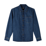 A.P.C. Vittorio Brodee Poitrine Overshirt Stonewashed Indigo
