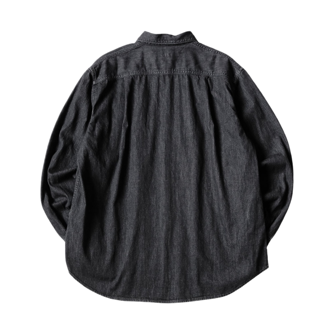 캐피탈 8온즈 블랙 X 키나리 데님 드리즐러 워크 셔츠 블랙 키나리(Kapital 8 oz. Black X Kinari Denim Drizzler Work Shirt Black Kinari) - 2