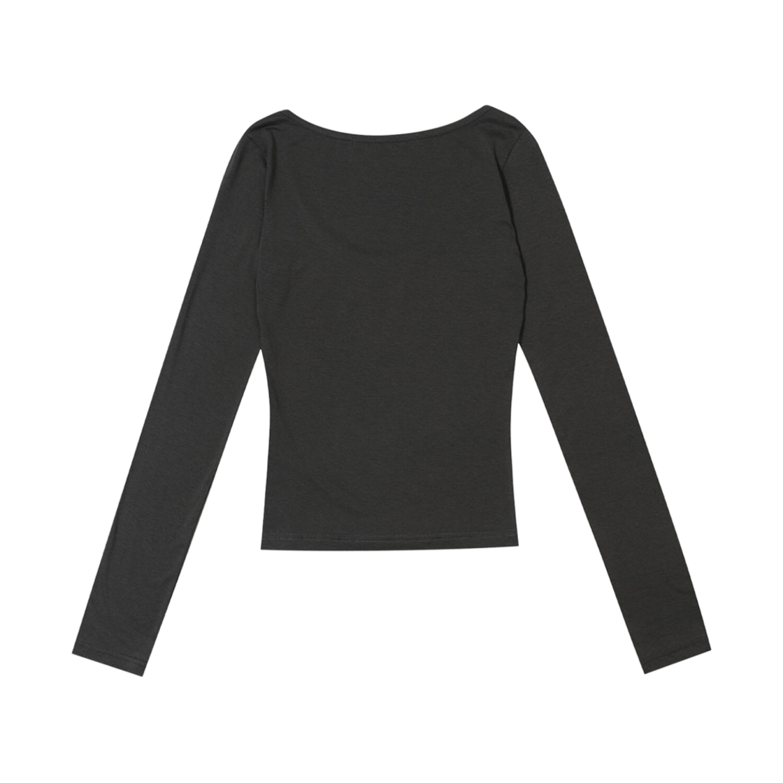 (W) 보헤미안 서울 베이직 딥 유넥 롱슬리브 딥 카키((W) Bohemian Seoul Basic Deep U Neck Long Sleeve Deep Khaki) - 2