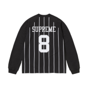Supreme Stripe Raglan L/S Top Black - 24FW