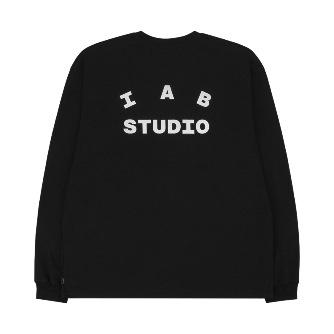 【IAB STUDIO】 IAB Studio Long Sleeve Black - 23FW 아이앱 스튜디오 롱슬리브 블랙 - 23FW | IAB Studio | KREAM