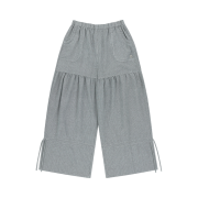 COYSEIO Shirring Rough Pants Stripe