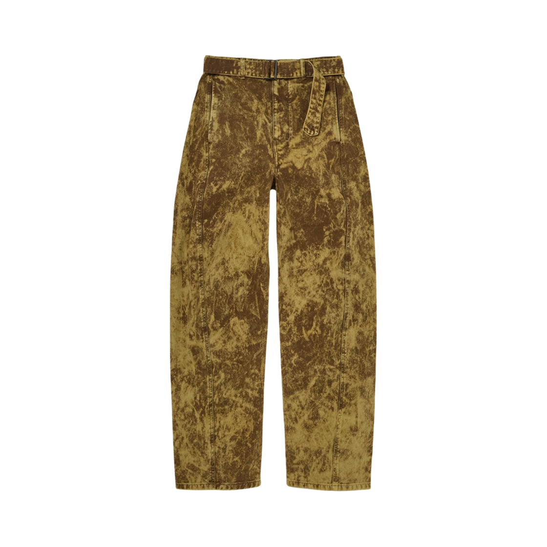 르메르 트위스트 벨트 팬츠 헤비 데님 애시드 스노우 브론즈(Lemaire Twisted Belted Pants Heavy Denim Acid Snow Bronze)