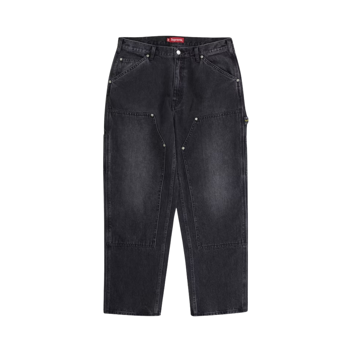 슈프림 더블 니 페인터 팬츠 워시드 블랙 - 23SS(Supreme Double Knee Painter Pant Washed Black - 23SS) - 1