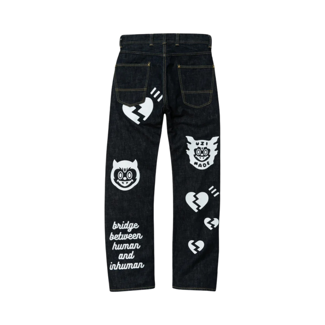 휴먼 메이드 우지 메이드 데님 팬츠 인디고(Human Made Uzi Made Denim Pants Indigo) - 2