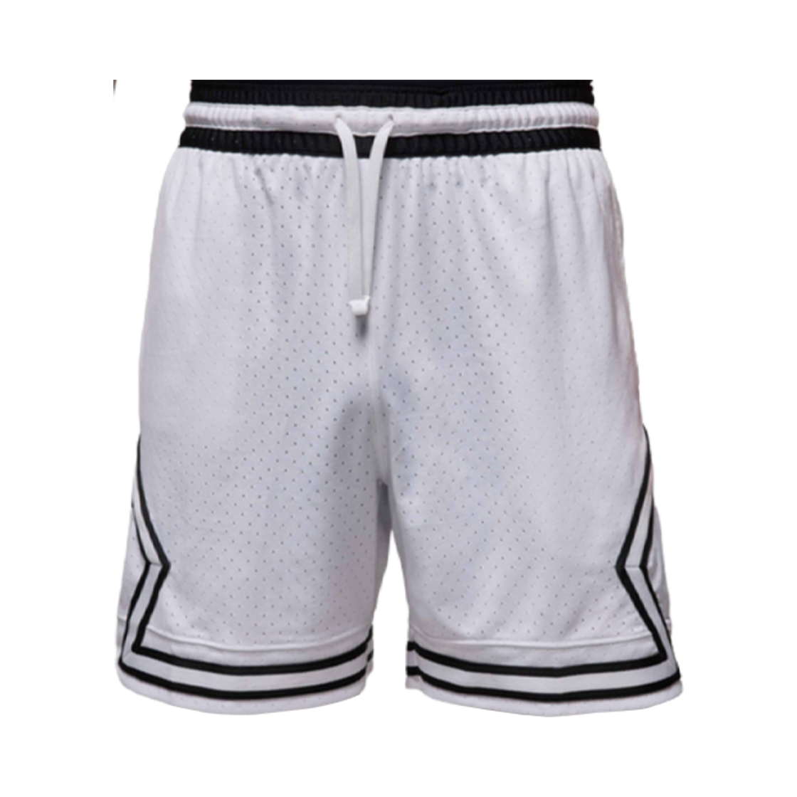 조던 스포츠 드라이핏 메쉬 다이아몬드 쇼츠 화이트 블랙 - US/EU(Jordan Sport Dri-Fit Mesh Diamond Shorts White Black - US/EU)