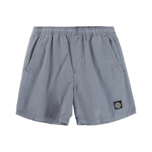 Stone Island B0946 Brushed Cotton Swimming Trunk Powder Blue - 21SS