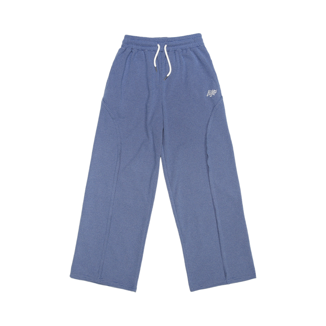 키지코 스트라이프 스웻팬츠 블루(KIJIKO Stripe Sweat Pants Blue) - 1