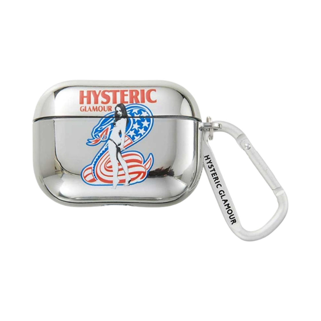 01251QG05 Hysteric Glamour US Cobra AirPods Pro Case Silver