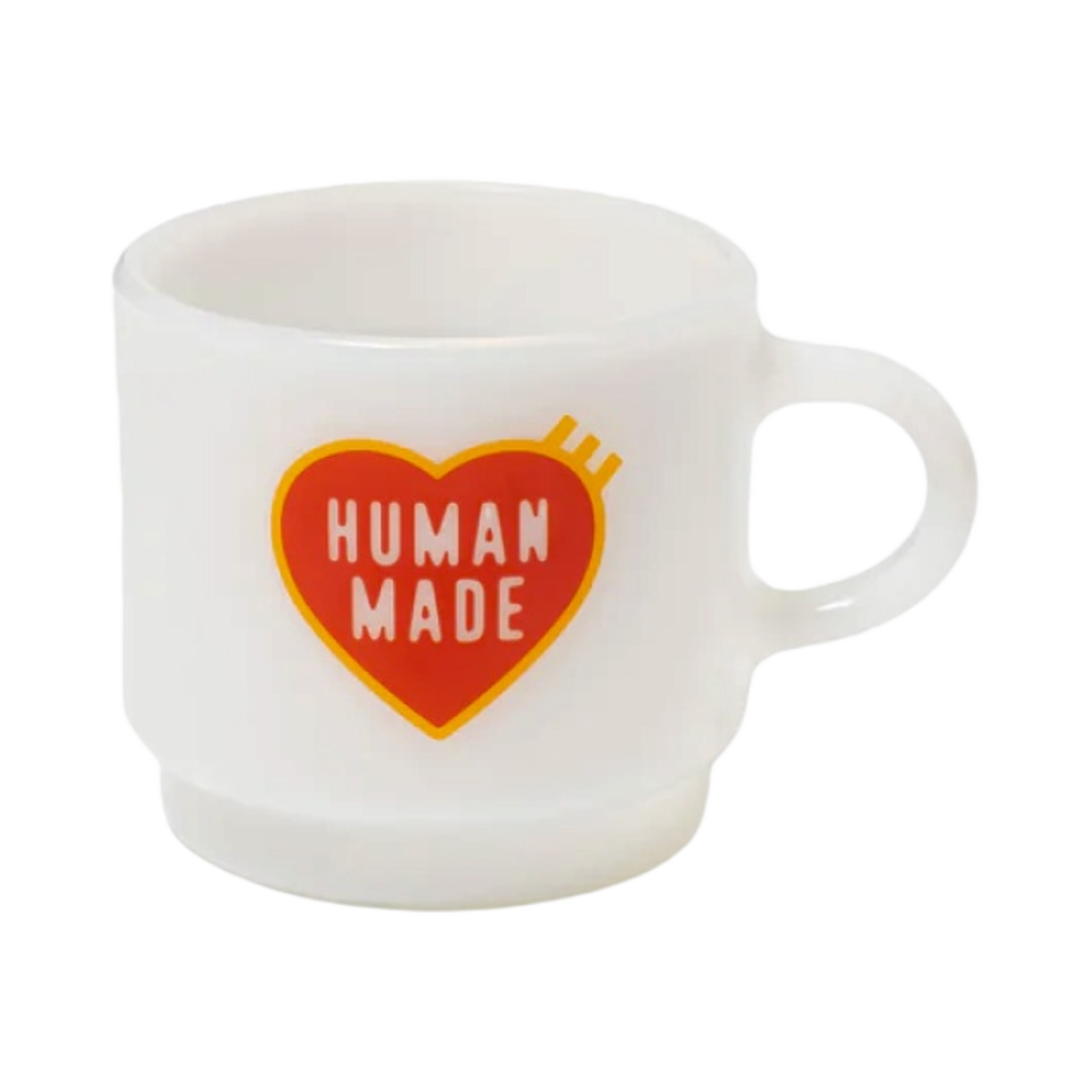 HM27GD074 Human Made Glass Mug White