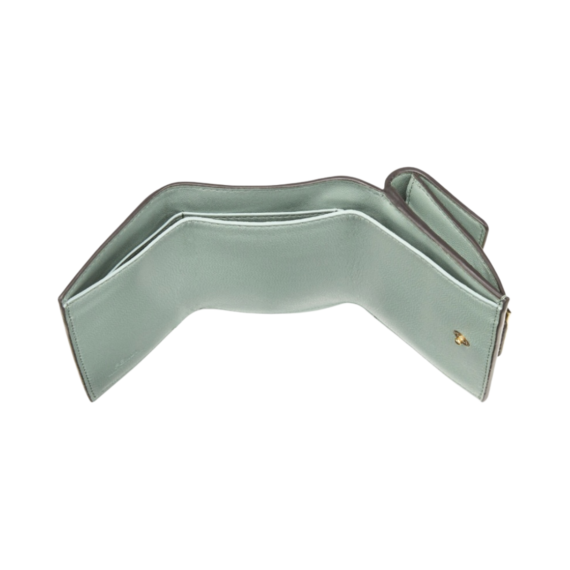8M0395AAJDF03HW Fendi Baguette Micro Tri-Fold Wallet Mint Green - #3