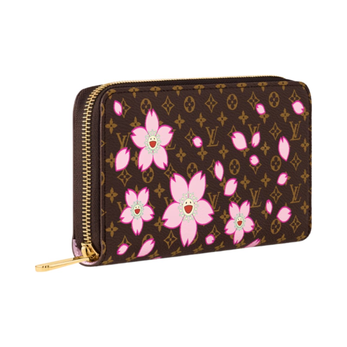 루이비통 x 무라카미 타카시 지피 월렛 사쿠라 브라운(Louis Vuitton x Murakami Takashi Zippy Wallet Sakura Brown) - 2
