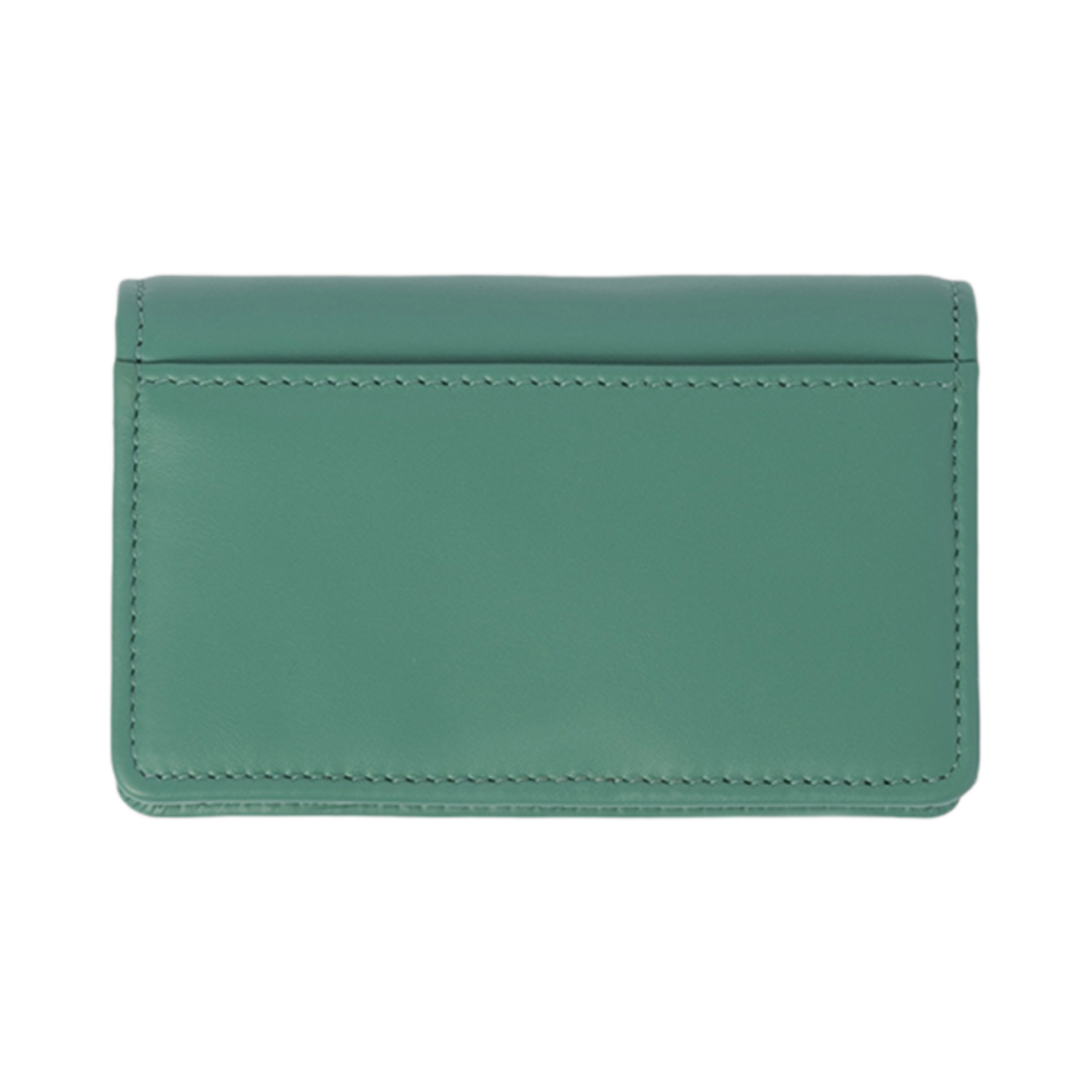 미우 미우 레더 카드 반지갑 세이지 그린(Miu Miu Leather Card Holder Sage Green) - 2