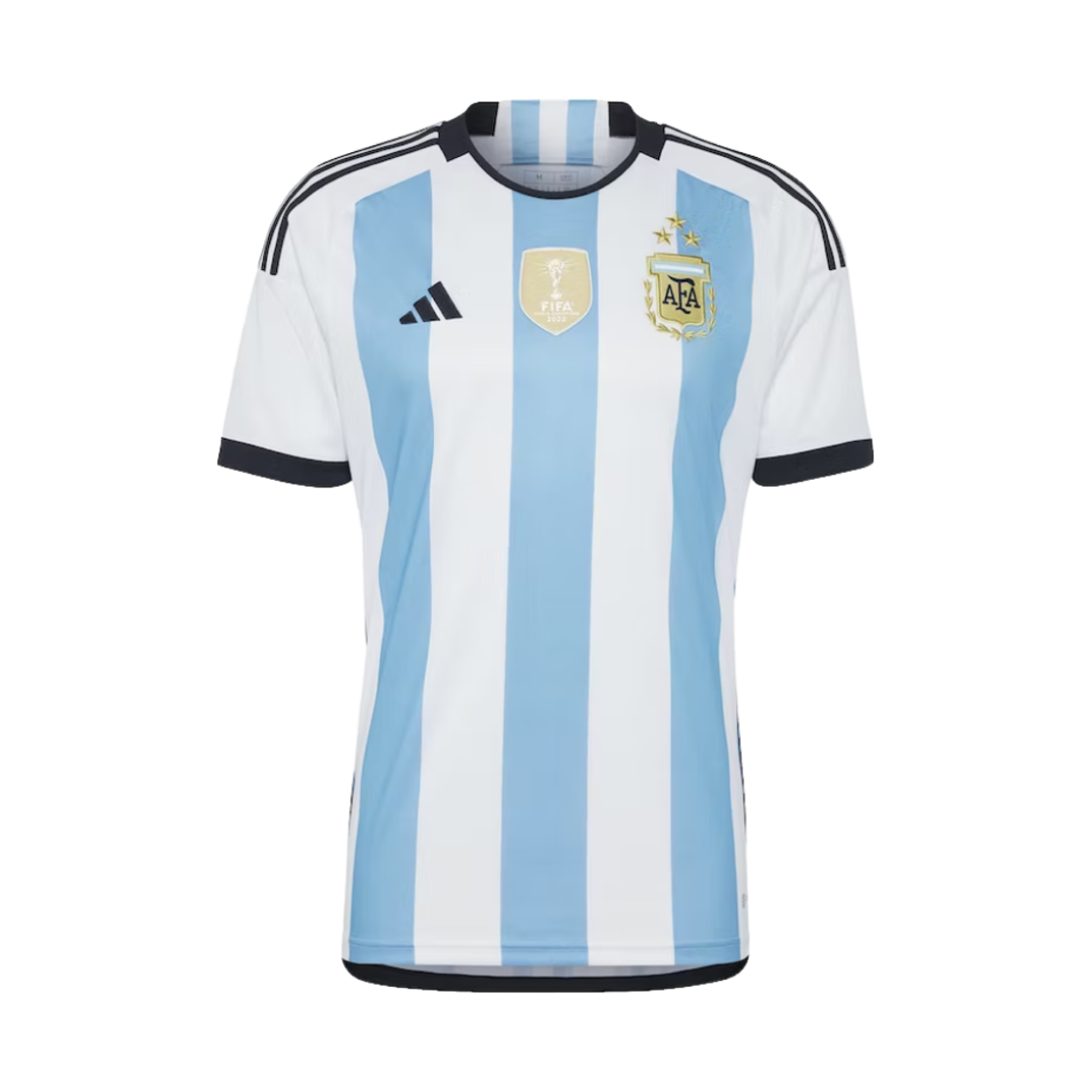 아디다스 아르헨티나 2022 위너 3-스타 홈 저지 화이트 라이트 블루 - KR 사이즈 (논 마킹 버전)(Adidas Argentina Home Jersey 2022 Winners 3-Star White Light Blue - KR Sizing (Non Marking Ver.))