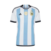 Adidas Argentina Home Jersey 2022 Winners 3-Star White Light Blue - KR Sizing (Non Marking Ver.)