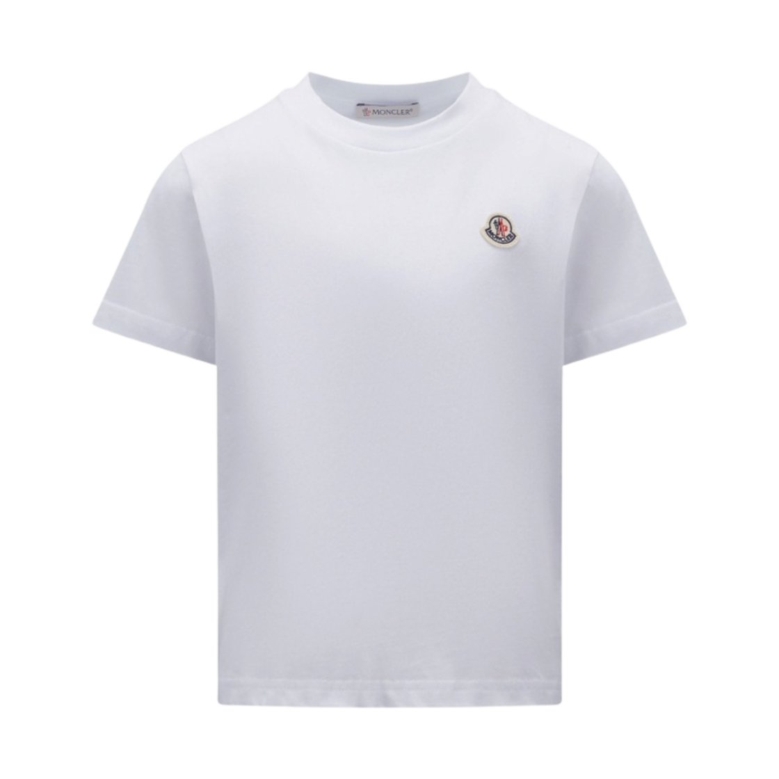 (키즈) 몽클레르 로고 티셔츠 옵티컬 화이트 - 23SS((Kids) Moncler Logo T-Shirt Optical White - 23SS)