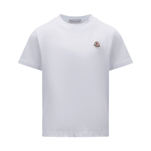 I1-954-8C00033-83907-001 (Kids) Moncler Logo T-Shirt Optical White - 23SS