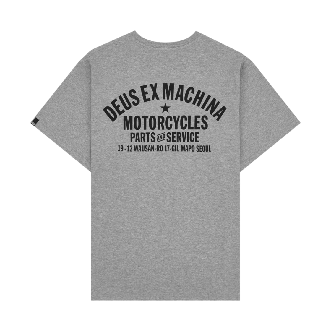 데우스 엑스 마키나 서울 어드레스 티셔츠 그레이 말(Deus Ex Machina Seoul Address T-Shirt Grey Marle)