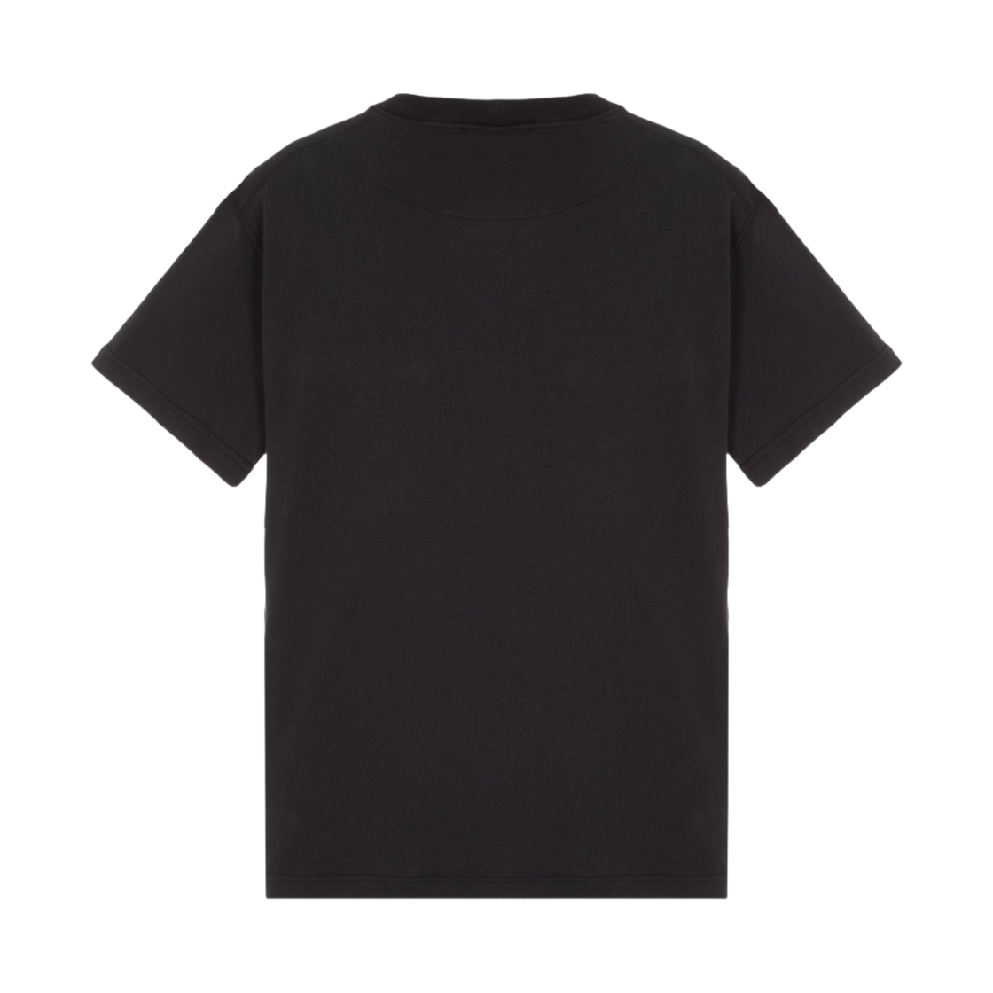 스톤 아일랜드 21957 오가닉 코튼 저지 피사토 이펙트 티셔츠 블랙 - 23SS(Stone Island 21957 Organic Cotton Jersey Fissato Effect T-Shirt Black - 23SS) - 2