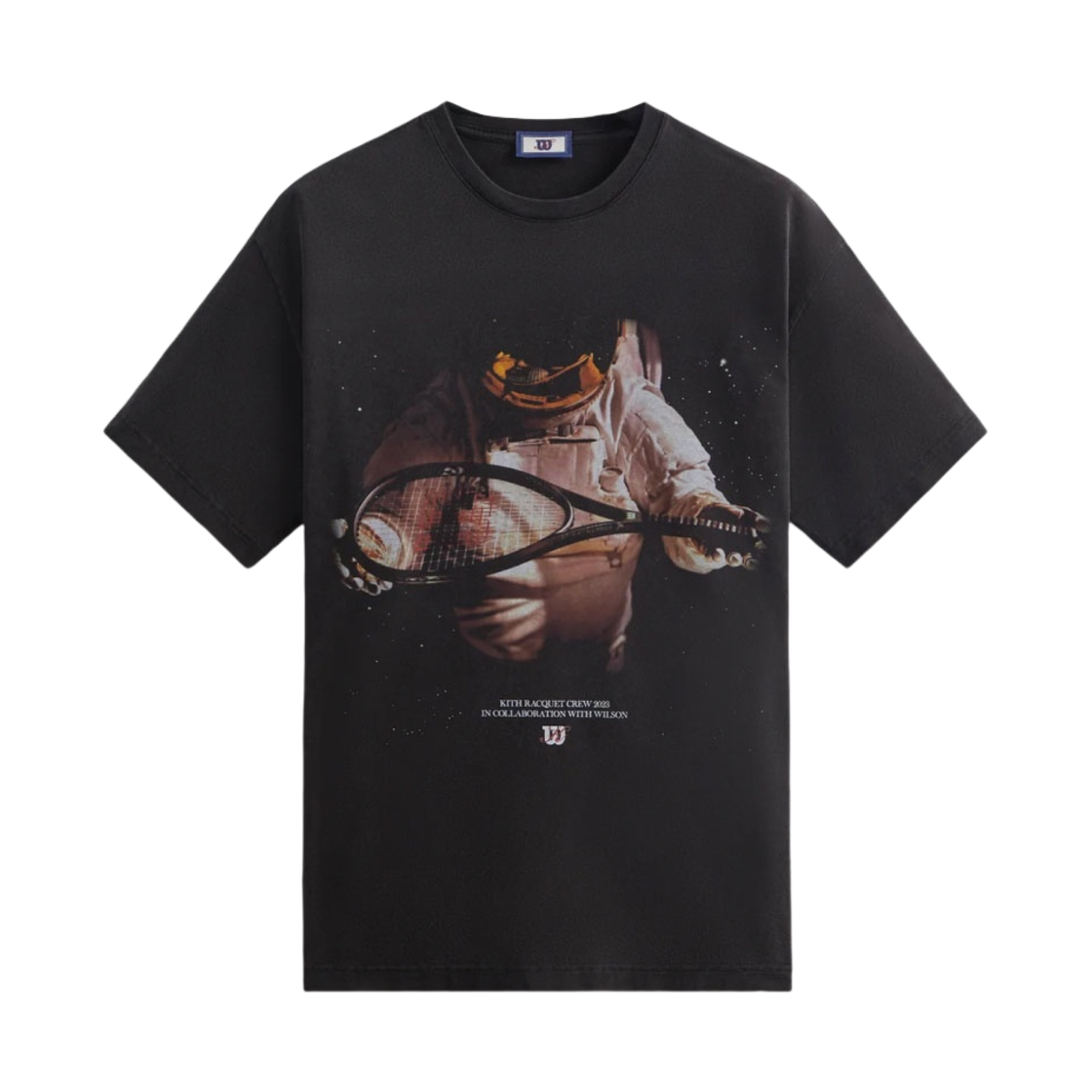 키스 x 윌슨 아스트로넛 빈티지 티셔츠 블랙(Kith x Wilson Astronaut Vintage T-Shirt Black) - 1