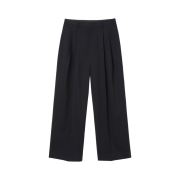Nocle Reed Wool Slacks Black